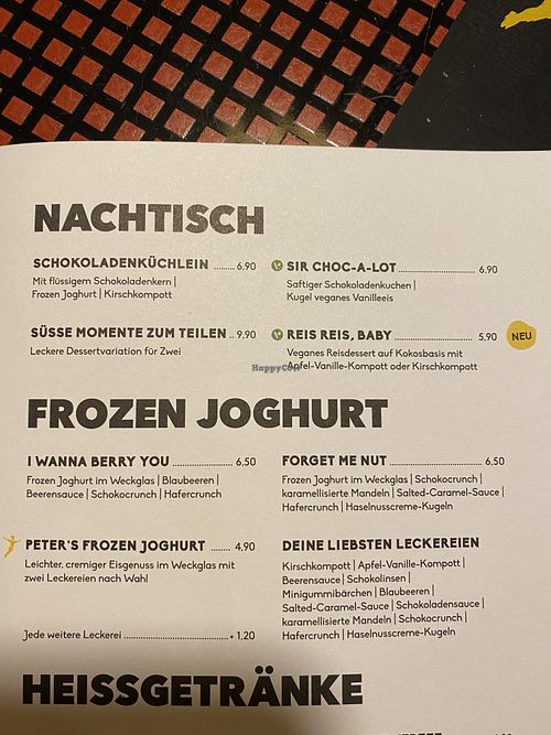 Vegan dessert   at Peter Pane - Goldbekplatz in Hamburg