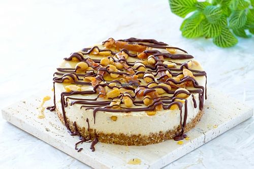 Raw "Snickers" cake
"Chocamole Collection" by the Vegan Fairies at The Vegan Fairies in Nea Erythraia