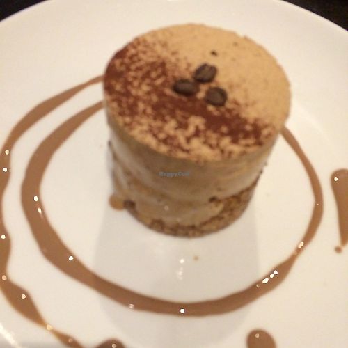 vegan cappuccino cheesecake at The Gate - Marylebone in London