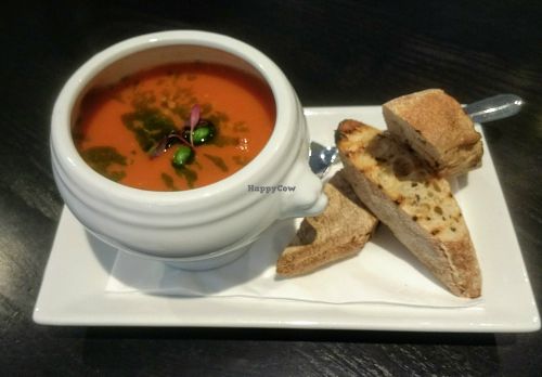 Vegan Tomato Soup at The Gate - Marylebone in London