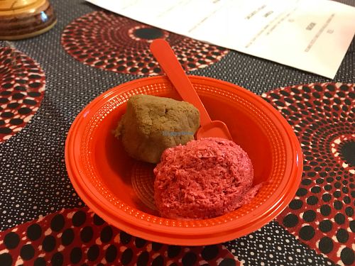 Omomba with ice cream at Congolinaria - Alfonso Bovero in Sao Paulo