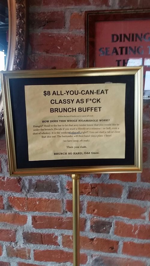 All you can eat! at Oddfellows Liquor Bar in Columbus