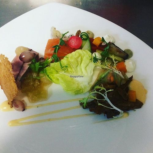 One of the dishes at De Zevende Hemel in Groningen