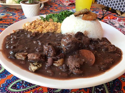 Feijoada at Sharanam Burger in Sao Paulo
