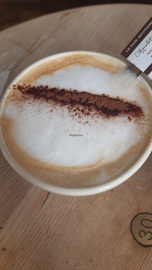 Oat latte at Le Pain Quotidien - Kievitplein in Antwerpen