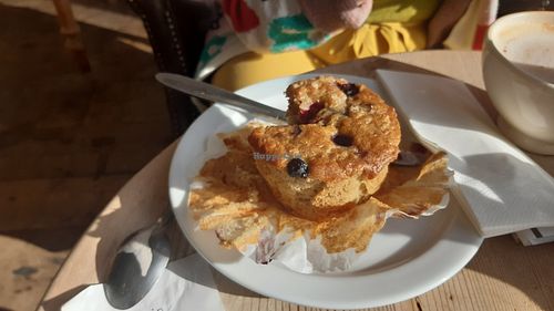 Mixed fruits muffin at Le Pain Quotidien - Kievitplein in Antwerpen