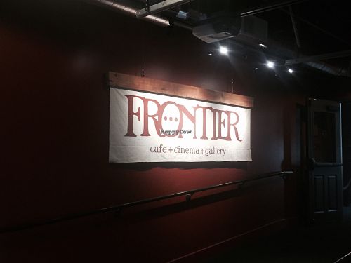 Sign at Frontier Cafe in Brunswick