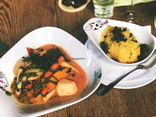 Veganes 4-Gänge-Menü at Strandhalle in Binz
