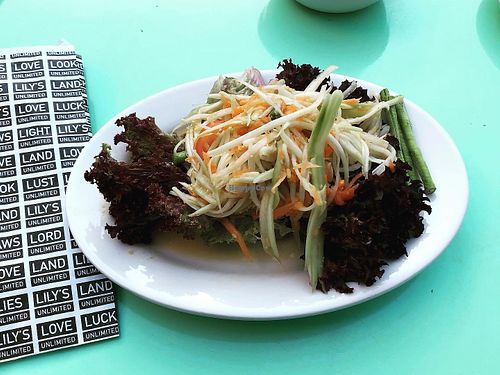Papaya salad at Lily's Maxim in Basel