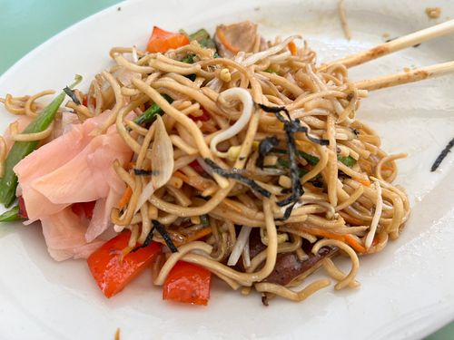 Yaki soba  at Lily's Maxim in Basel