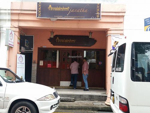 entrance at Annalakshmi Janatha in Central Singapore