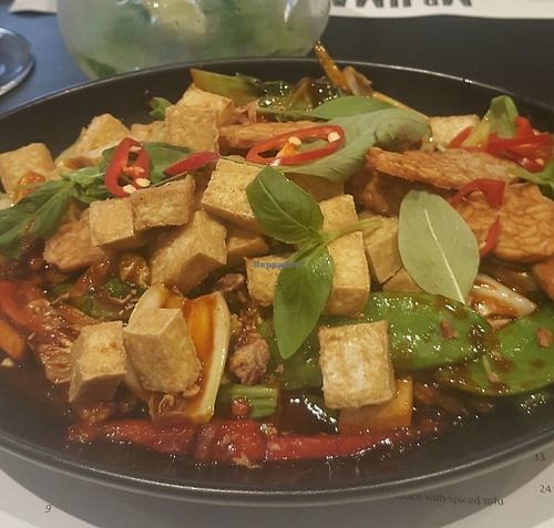 General Tso's Tofu at Mr. Umamis in Geelong