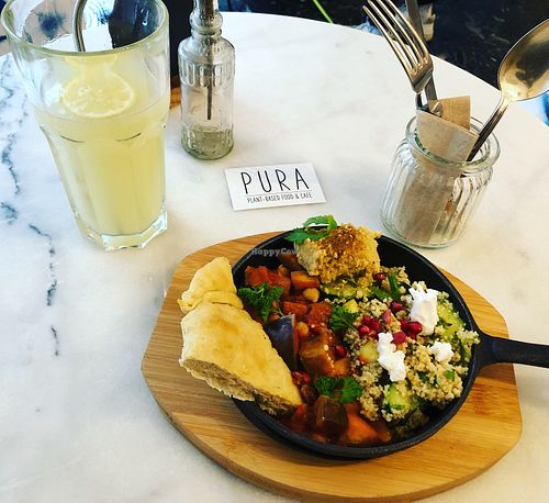 Lunch menu (changing weekly)  at Pura in Luzern