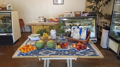 inside at Lento Market in Los Angeles