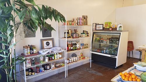 inside at Lento Market in Los Angeles