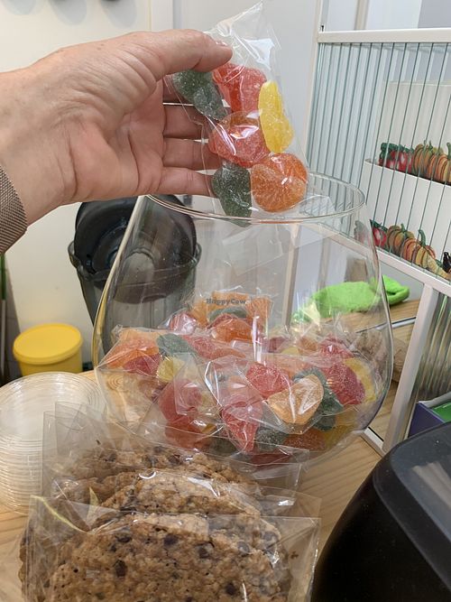 Gominolas Veganas con AgarAgar at Burger Mel - Suarez Guerra in Tenerife