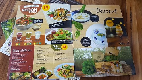 vegan option at Ohkajhu Organic Restaurant - San Sai in Chiang Mai