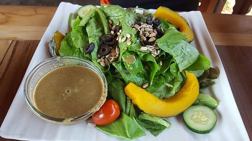 organic salad  at Ohkajhu Organic Restaurant - San Sai in Chiang Mai