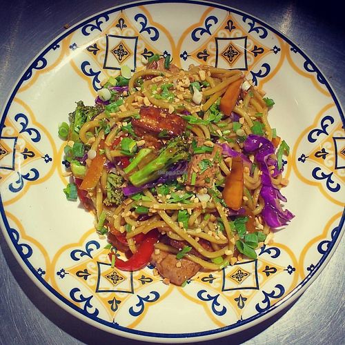 Yakissoba at Raposa Vegana in Cuiaba