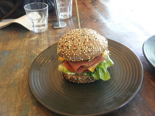 Vegan Brother's Delight (VBD) From MooFree Burgers at MooFree Burgers - North Lakes in Moreton Bay Region