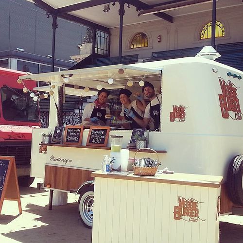 Truck at The Veggie Burger Club Food Truck in Buenos Aires