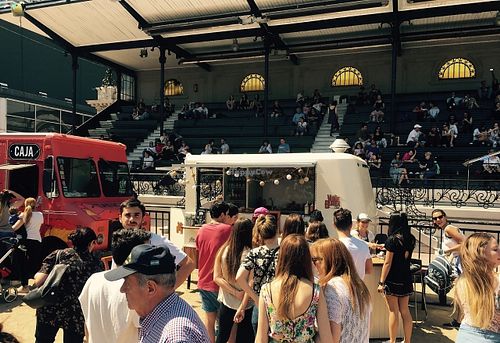 La "cola" at The Veggie Burger Club Food Truck in Buenos Aires