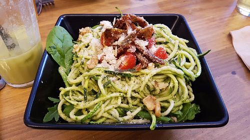 Italian salad (raw) at Quinoa Arago Vegetaria in Barcelona