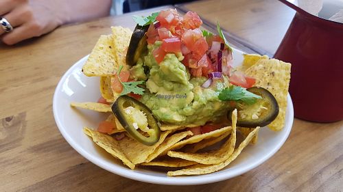 Guacamole at Quinoa Arago Vegetaria in Barcelona