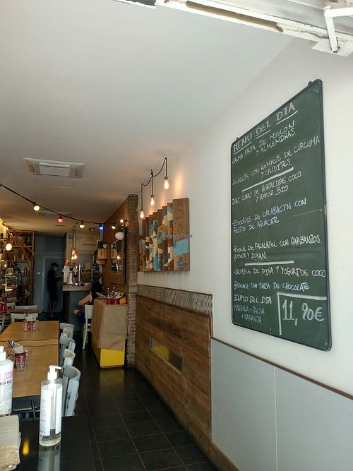 Inside at Quinoa Arago Vegetaria in Barcelona