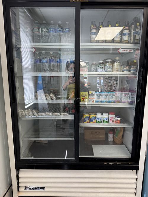 This is pretty much the extent of the food here.  at Health Matters Natural Foods in Point Pleasant