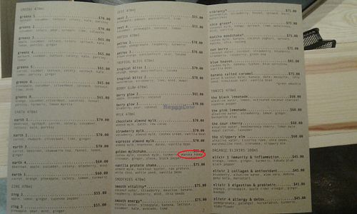 Honey in at least 1 drink at Pressed Juices - Causeway Bay in Hong Kong Island