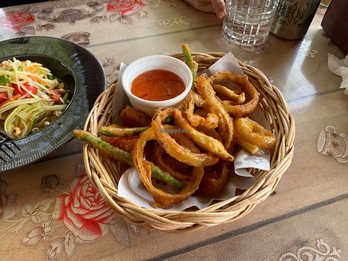 Vegetable tempura   at The Chill in Trat