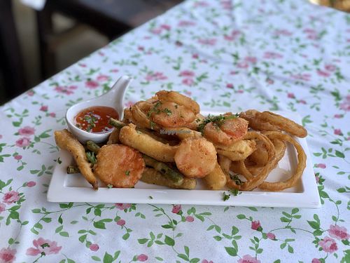 Vegetable tempura  at The Chill in Trat
