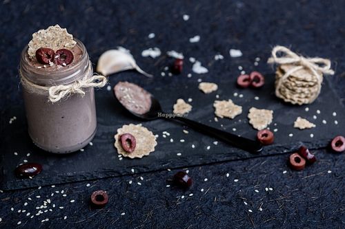 Kalamata Olives Paste  at Rawyal Raw Vegan Sweets - Calea Vitan in Bucharest