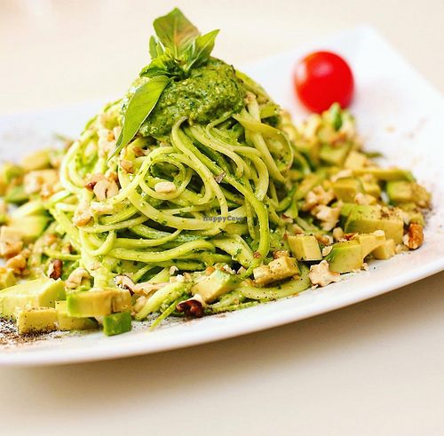 pesto at Rawyal Raw Vegan Sweets - Vasile Milea in Bucharest