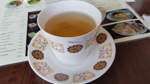 Free tea at Momo Cafe in South West London