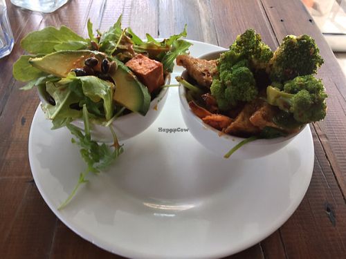 salads at The Cardamom Pod in Broadbeach