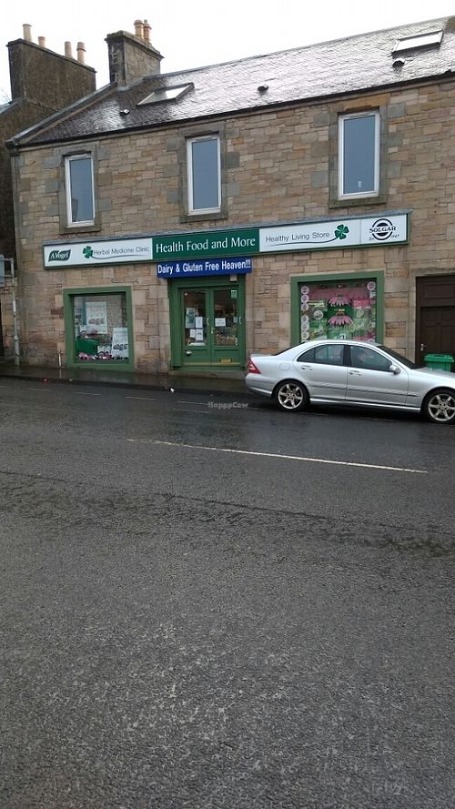 outside at Health Food & More in Kirkcaldy