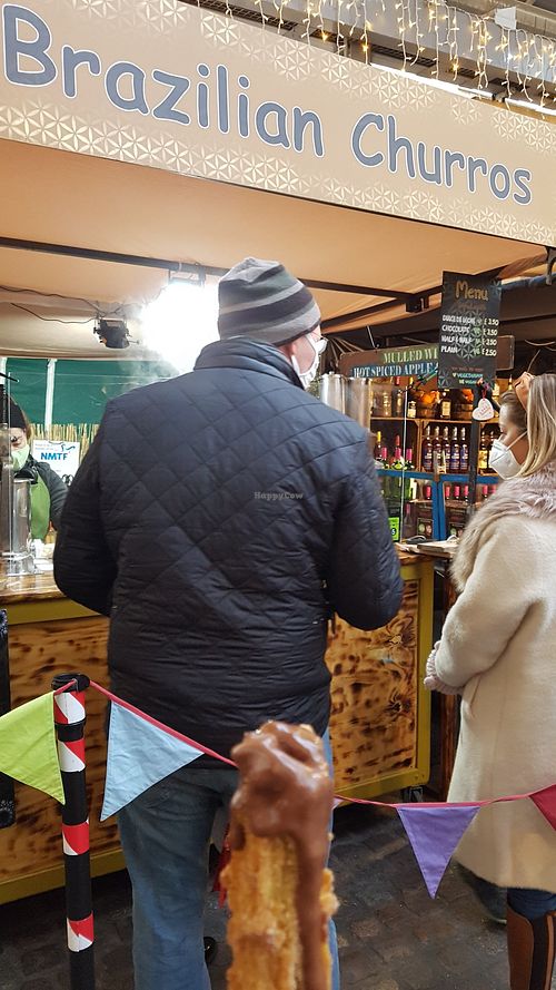 Chocolate churro at Brazilian Churros - Food Stand in South East London