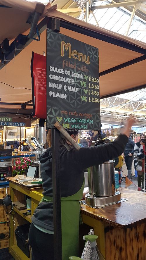 Freshly made dough at Brazilian Churros - Food Stand in South East London