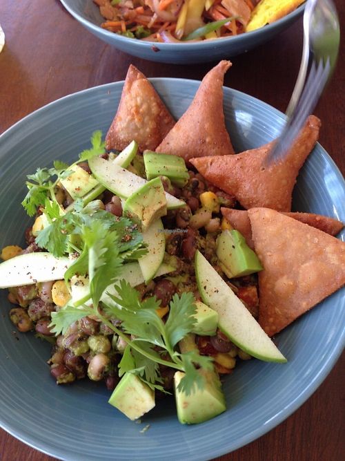 Tex mex salad at Cafe Kumbuk Good Market in Colombo