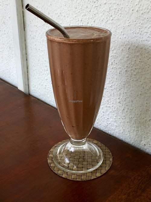 Cacao Banana smoothie - vegan  at Cafe Kumbuk Good Market in Colombo