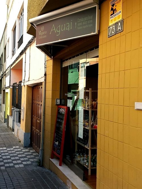 Entrance. at Aguai Bio Vegano in Gran Canaria