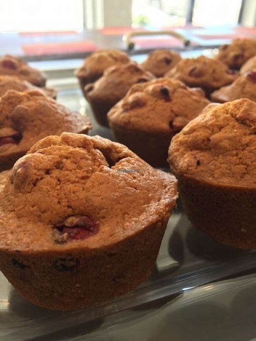 Vegan Cranberry Muffins at Good Choice Kitchen in Ossining