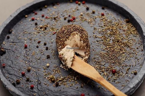 Creamy vegan cheese at Say Cheez Raw in Budapest