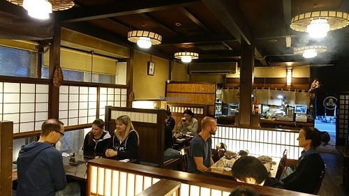 restaurant interior  at Suzuya in Takayama