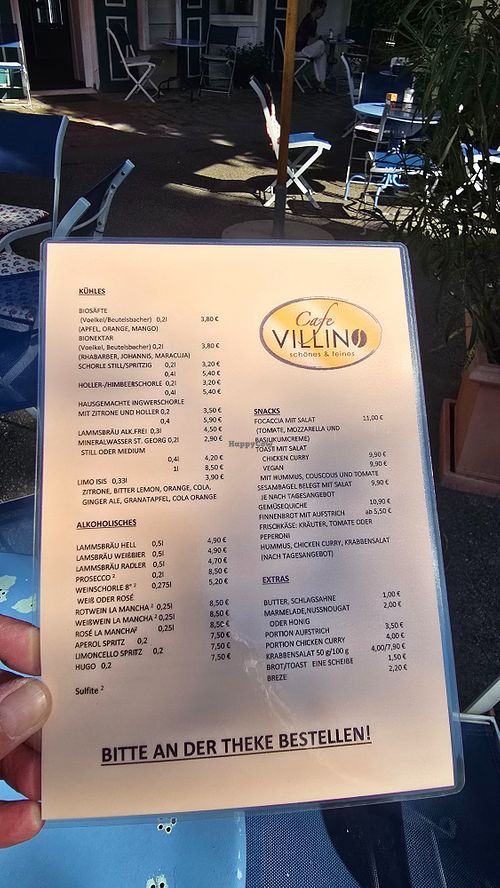 drinks at Cafe Villino  in Prien