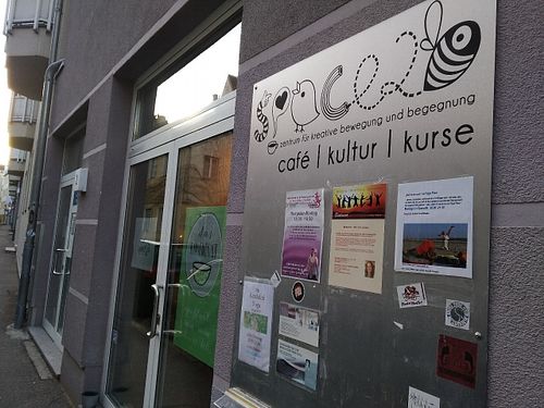 seen from outside at Das Kombinat in Augsburg
