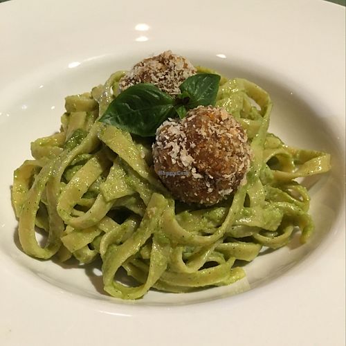 Pasta Alfredo at Lun-Haw Vegan Cafe in Cebu