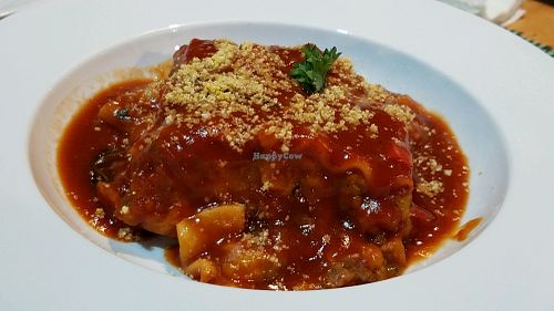 lasagne at Lun-Haw Vegan Cafe in Cebu